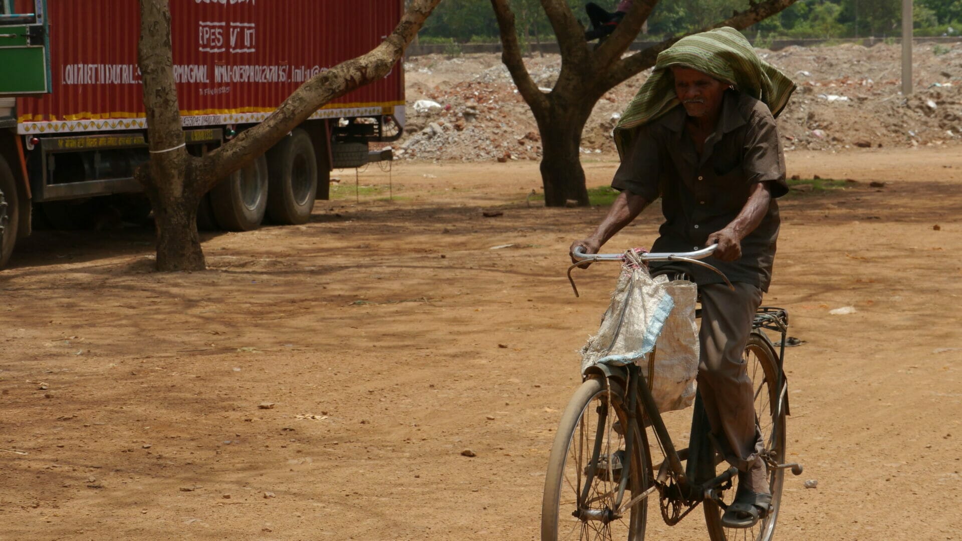 An unidentified Indian man at street in Bhubaneswar which is located in Odisha state. Image, BigIndianFootage / Shutterstock.com